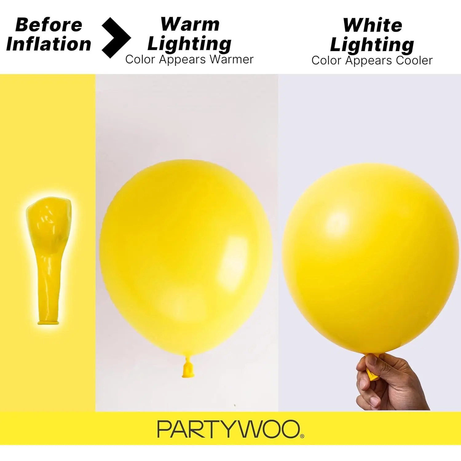 Yellow Balloons 140pcs Different Sizes of 18 12 10 5 Inch Matte Yellow Latex Balloon Arch Kit Garland for Easter Bee Baby Shower Sunflower Birthday Graduation Party Decorations Yellow-Y55