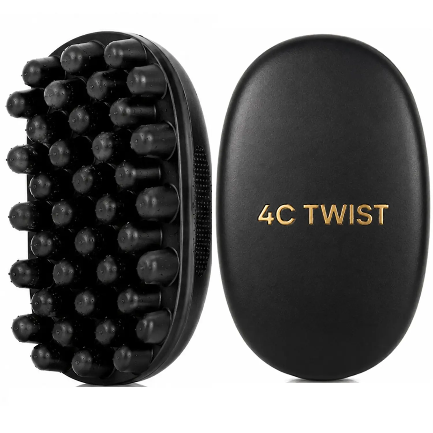 Men’s Twist Curl Styling Brush, Afro Curl Sponge Tool for Defined Curls, Wave Patterns and Natural Short Hair, 4C Twist Hair Styling Brush for a Clean Textured Look, Brush for Curly Hair