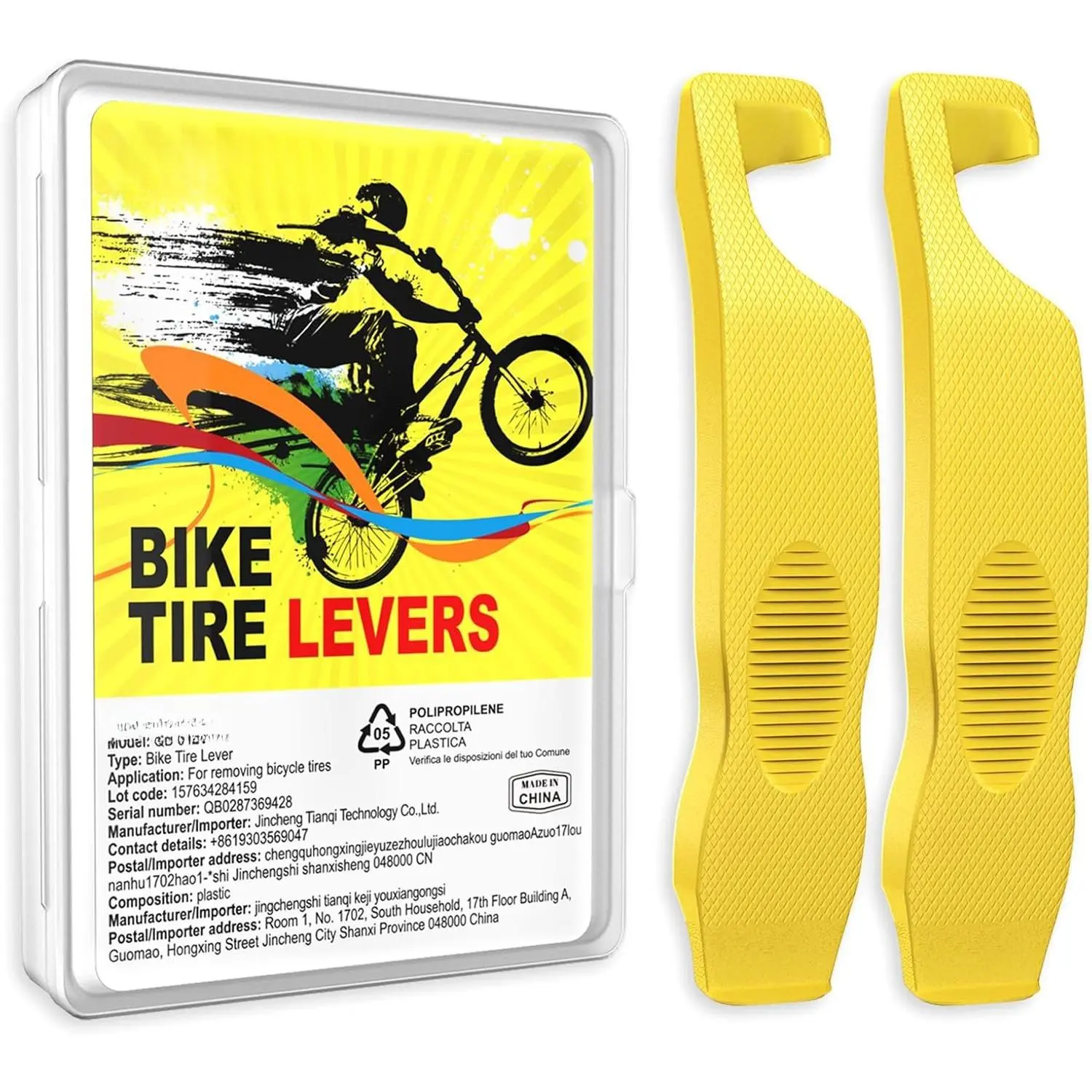 Tire Levers, Ultra  Tire Levers Don't Hurt The Tire, Non-Slip and Save Effort, Tire Spoons for Mountain  and Road , Easy  Tire