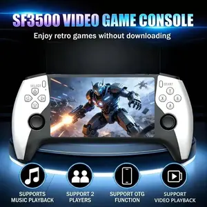 Sf3500 Retro Handheld Game Console, HD 5.5-Inch IPS Screen, TV Connection, 14+ Emulators, 5-Hour Battery Life, Classic Video Games