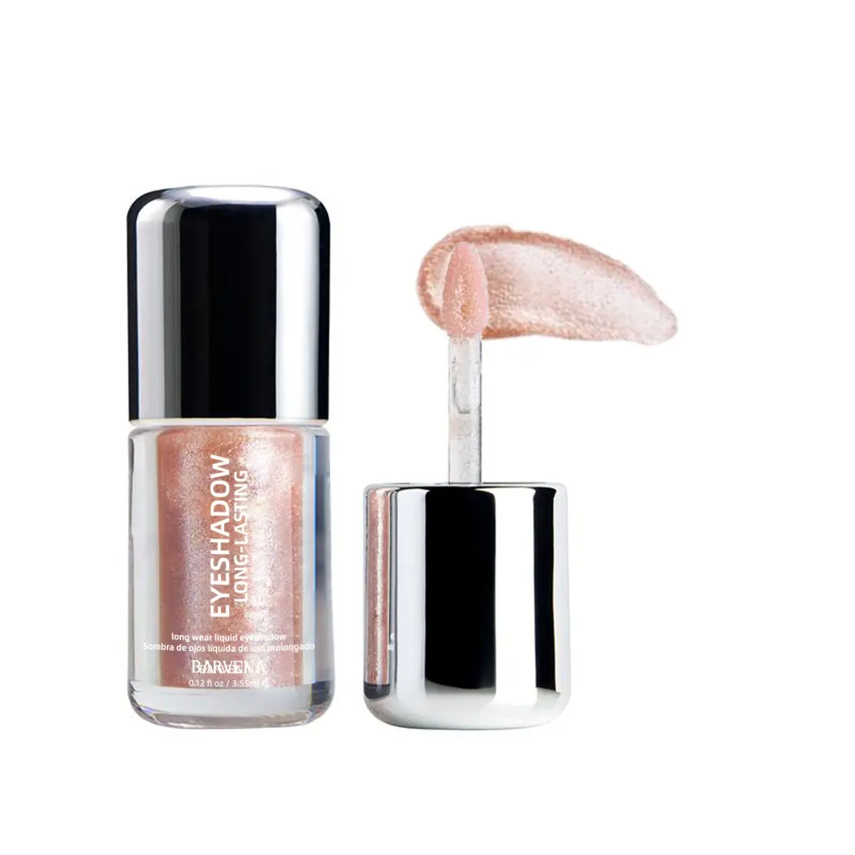 Waterproof Liquid Eyeshadow, Long-Lasting Sparkle Glitter, Ultra Creamy Smooth, Quick Dry Non-Fallout, Cut Crease & Party Looks, Daily Eye Makeup for Women