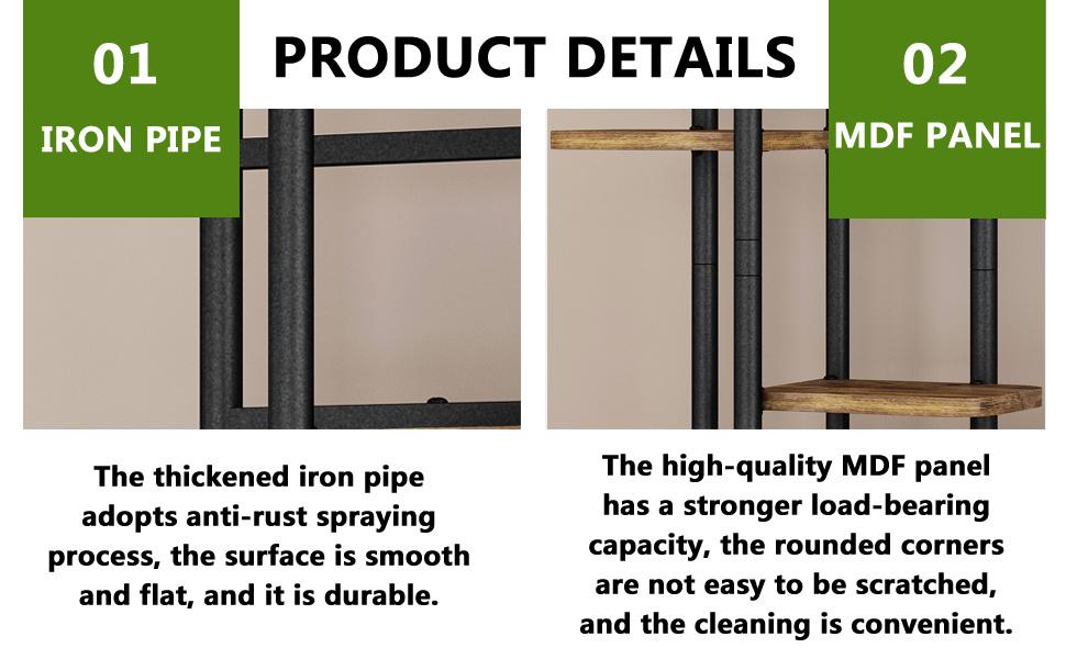 Plant Stand Indoor Outdoor Metal 6 Tier 7 Potted Multiple Flower Pot Holder Shelf Planter Display Shelving Unit for Patio Garden Corner Balcony Room Organizer Racks Smooth High Quality Materials Anti-Rust Spray Process Durable Practical Multi-Function