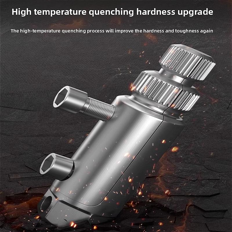 Broken Pipe Extractor Tool, Stripped Screw Extractor, Broken Faucet Removal Tool for 1/2", 3/4" Pipe, Easy Out Pipe Extractors Kit for Damaged Faucet Water Valves