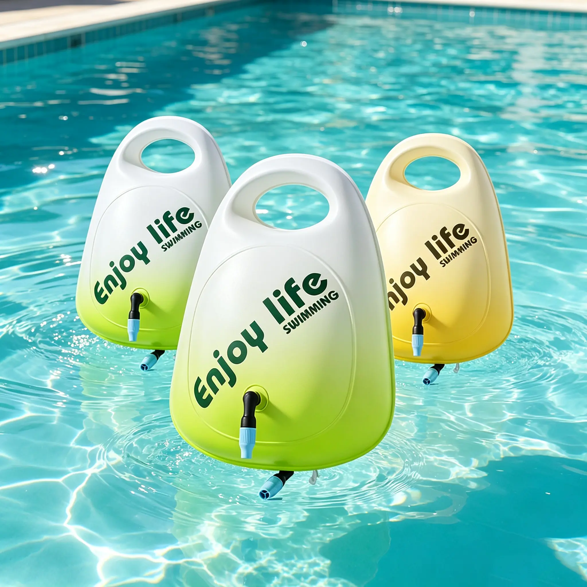 Large thick swimming buoy visible safety tow buoy open water swimming gear portable swimming buoy