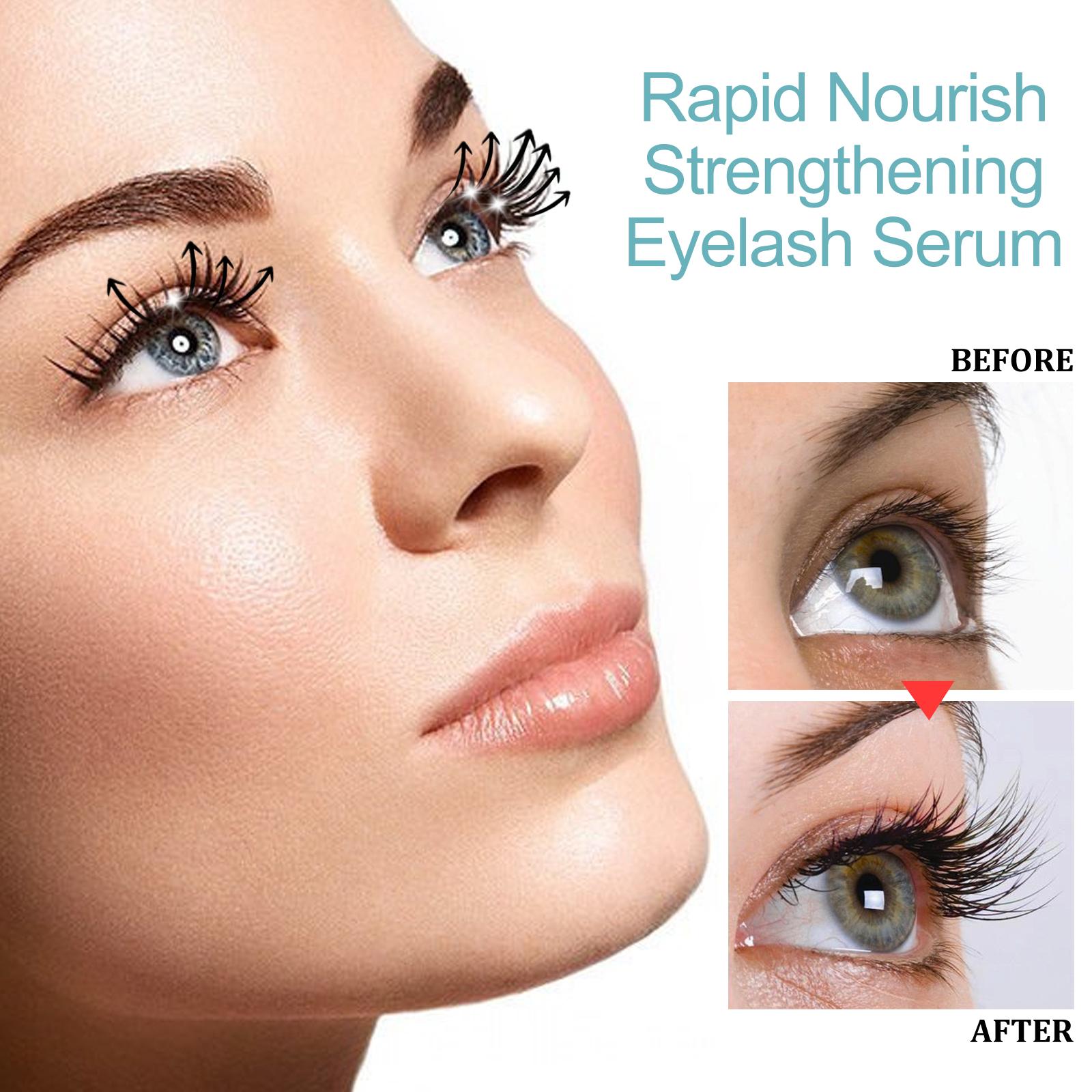 West&Month Mild Care Strengthening Eyelash Serum, Volute Thick Black Beautiful Slender Natural Gentle Not Easy To Stain Mascara