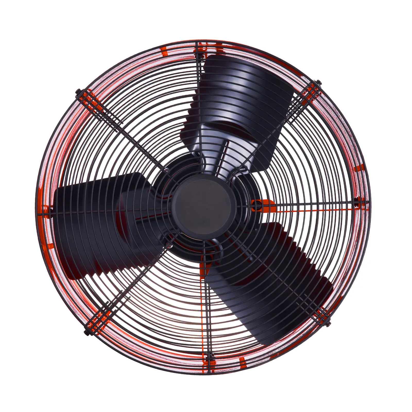 Gable Mount Fan, 16 Inch Attic Exhaust Fan with Adjustable Thermostat & Outer Mesh, 2940 CFM House Ventilator Cools Up to 4200 Sq.Ft, Quiet Ventilation for Roof, Garage & Shop, Vibrant Orange