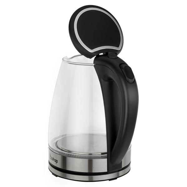 HD-1857-A 110V 1200W 1.8L Electric Glass Kettle US Plug
