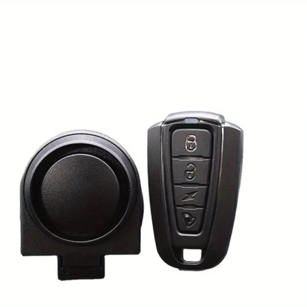 Wireless Remote Control Bicycle Anti-theft Alarm, Loud Safety Warning Horn Electric Bike Bell, Vibration Trigger Burglar Alert Device, Durable Cycling Accessory for Road Bikes, Mountain Bikes and Daily Outdoor Riding Protection