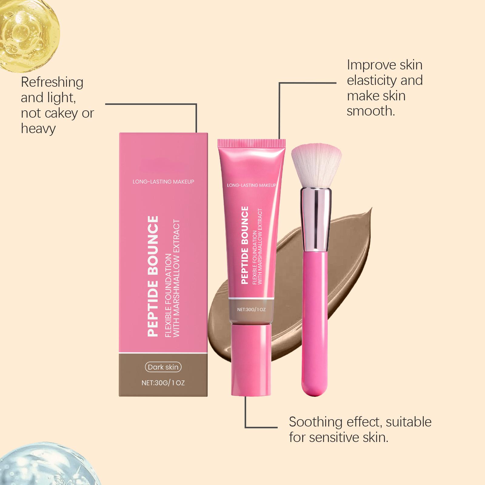 zephoco This Light And Long-Lasting Foundation For Dark Skin Tones Moisturizes, Nourishes And Brightens The Skin, Creating A Matte And Clear Makeup Look