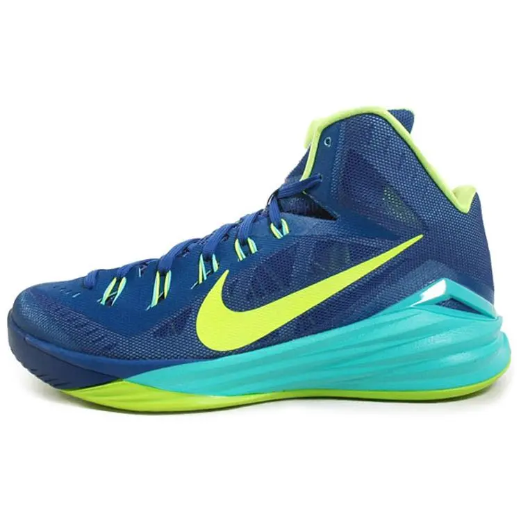 Nike Hyperdunk 2014 Round Toe Fabric Shock Absorption Non-Slip High-Top Basketball Shoes 653650-473