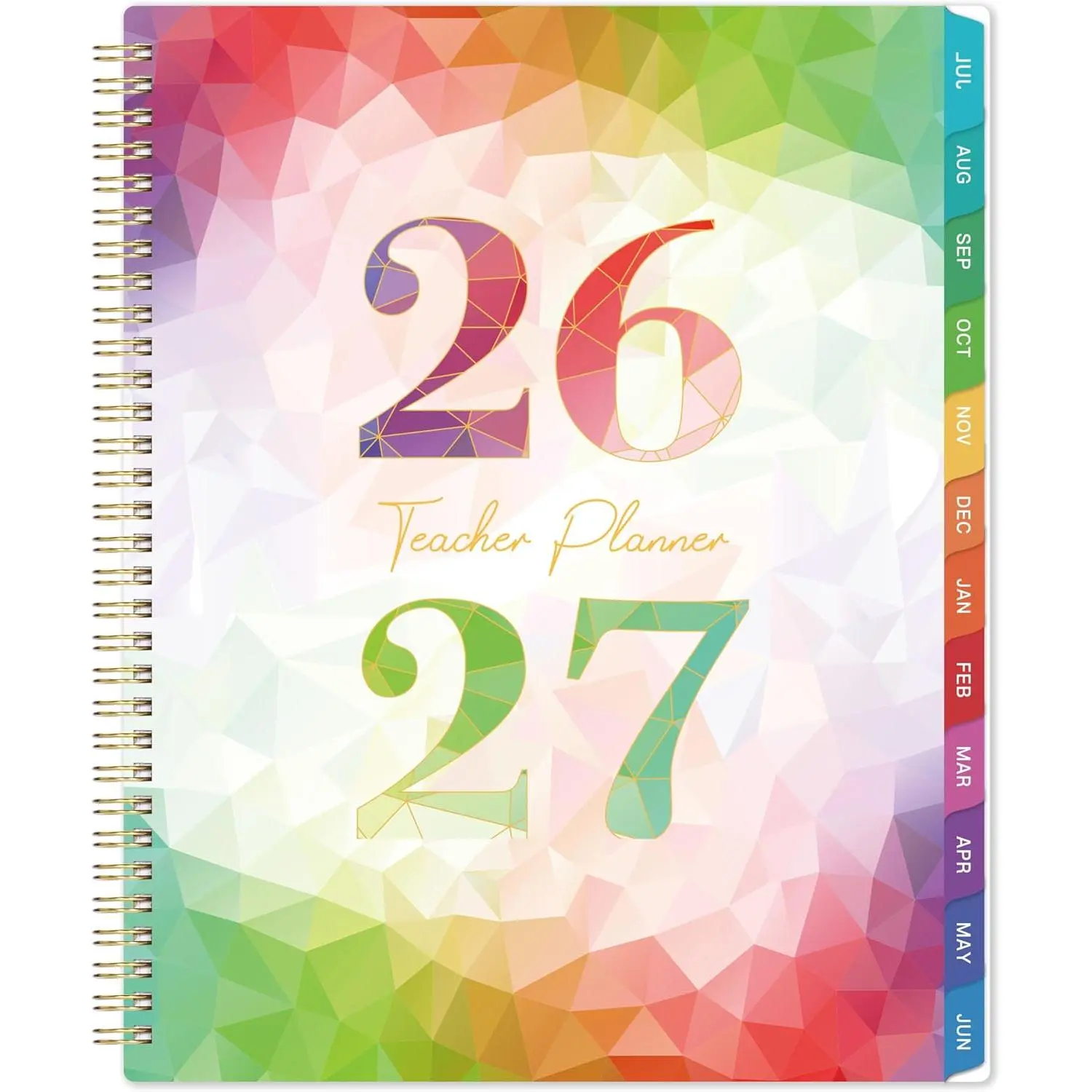 Teacher Planner 2026-2027 - Teacher Lesson Planner 2026-2027, July 2026 - June 2027, 8.5'' x 11'' with Monthly Tabs, Inner pocket | Monthly Tabs, Inner Pocket, for Teachers Educators, Academic Year Planning, Course Schedule, Professional Organizer