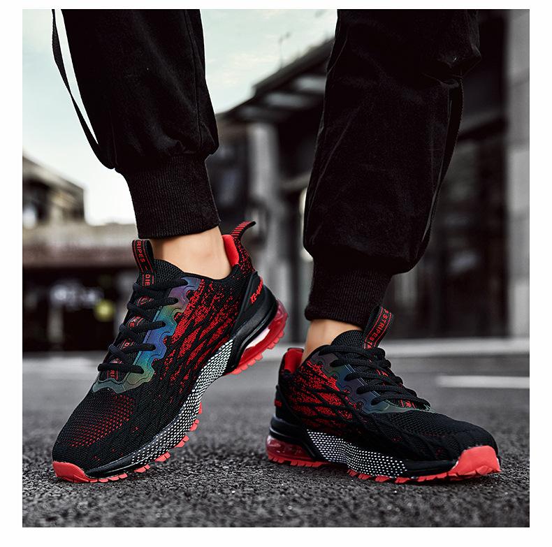 Mesler Men's Sporty Solid RoundToe Laces Trainers, Fashionable Lace UpFront Mesh Breathable Comfortable Sports Air Running Shoes Sporty Lightweight Breathable Running Shoes For Exercise & Daily Wear