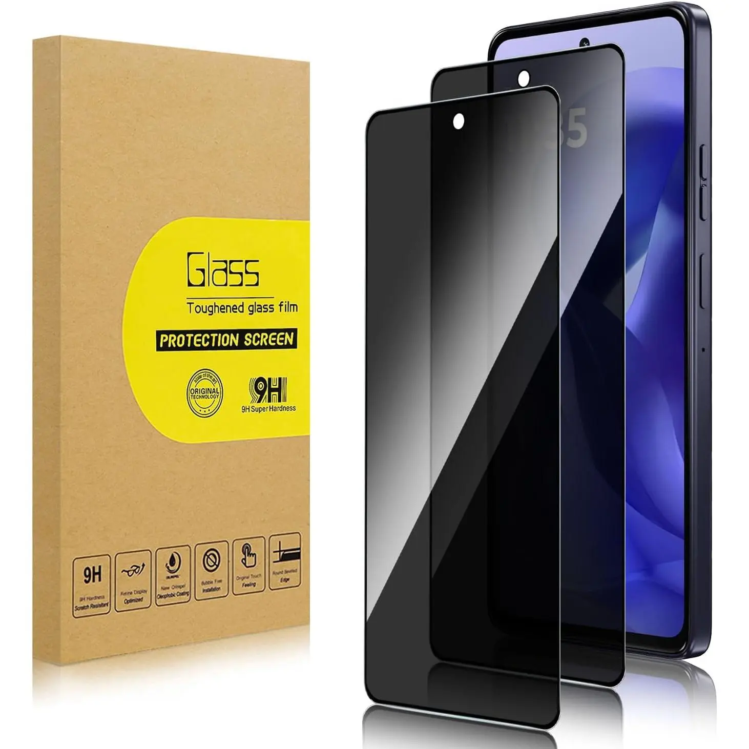 2 Pack  Screen Protector for   G Power 2025 [Anti-Spy Tempered Glass], Ultra , Anti-Scratch, Bubble-Free, Easy Install 9H Protective Glass for G Power 2025