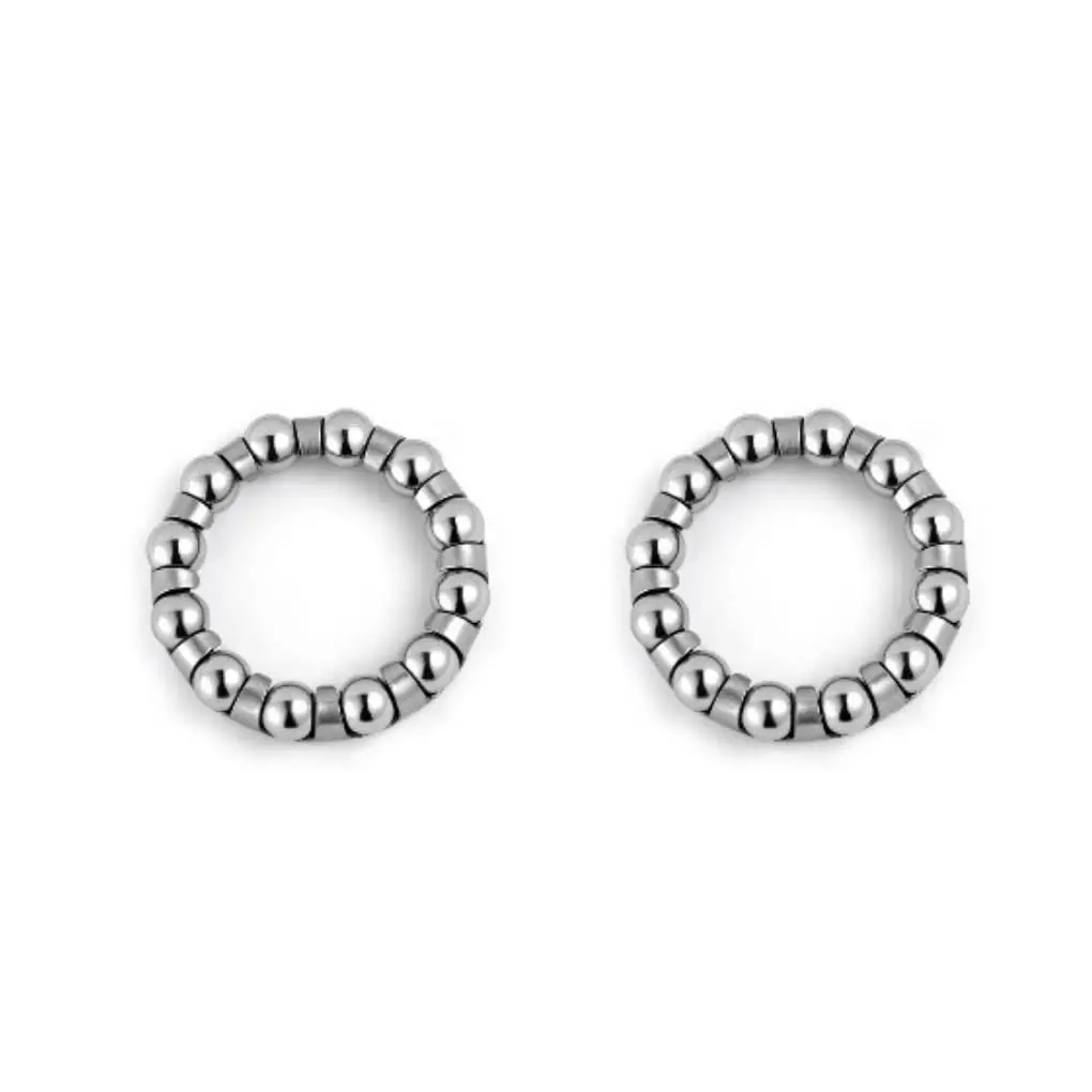 Pack of 2  Ball Bearing Retainer Cages for BMX Bottom Bracket Crankset Service, 5/16” X 12 Balls