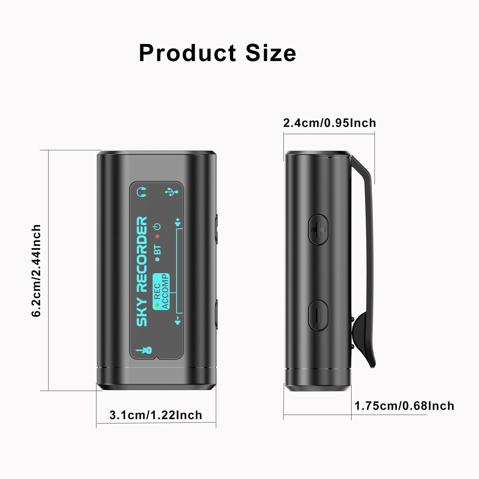 Guitar Audio Interface, Pocket Internal Recording Sound Card with Type-C for Live Streaming by iPad, iPhone, Android, PC Plug and Laptop Plug & Play