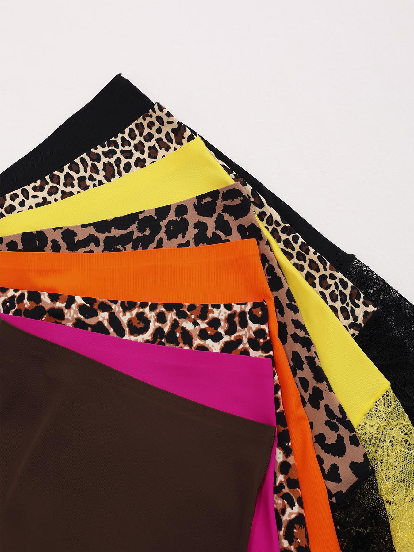 Women's Contrast Lace Boyshorts, Soft Comfy Breathable Panty for Daily Wear, Underwear for All Seasons, Soft Breathable Knicker