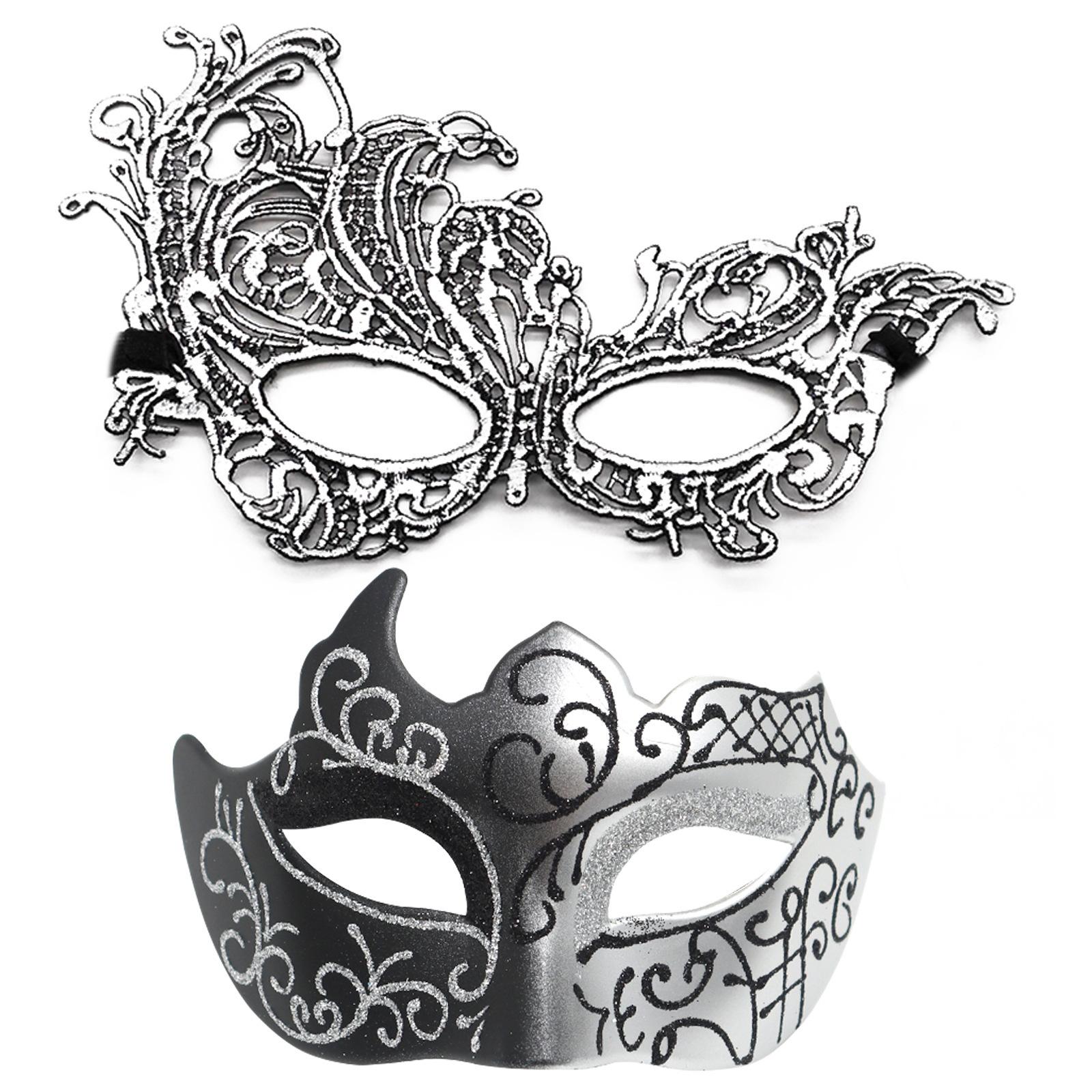 Masquerade Masks for Women Men Couple Lace Eye Mask for Venetian Carnival Halloween Party Ball Prom Costume Mardi Gras