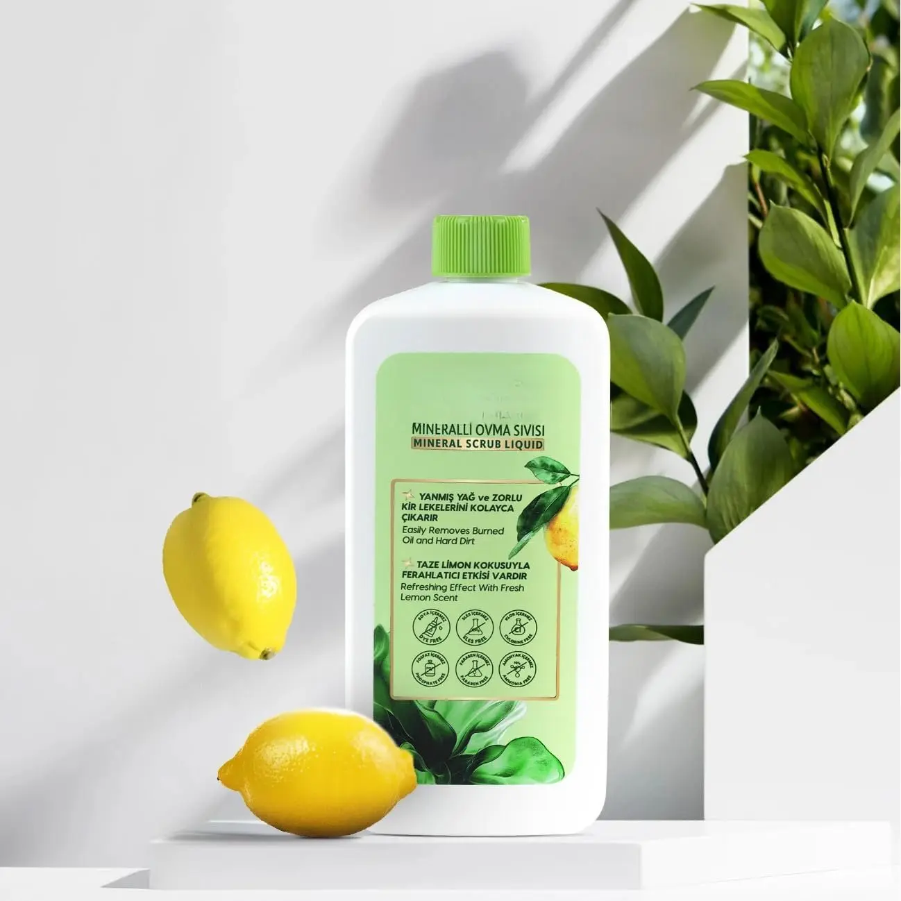 -Derived Cream Cleaner, Cuts , Gently Cleans with Baking Soda,  for Ovens, Sinks, and Walls