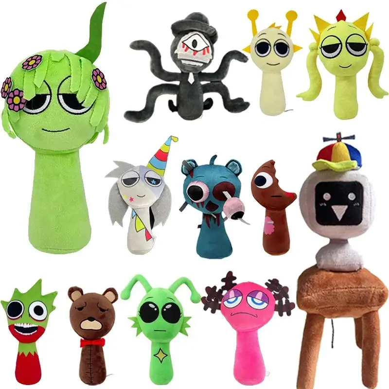 59styles Sprunki Plush Toys Sprunki Dolls Oren Wenda Sprunki Stuffed Doll Plush Stuffed Kids Christmas Birthday Gift Home Decors