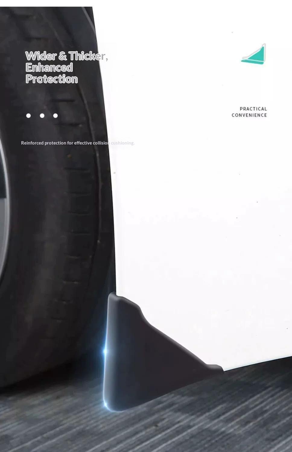 Car door anti-collision corner protector, door edge anti-scratch strip, anti-scratch anti-collision sticker, exterior modification creative corner protector