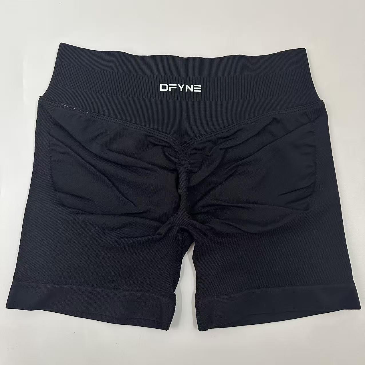 Dfyne Impact Women's Yoga Shorts, Tighten the Buttocks, High-Waist Stretch, Suitable for Exercise and Fitness, As Well as Outdoor Cycling.