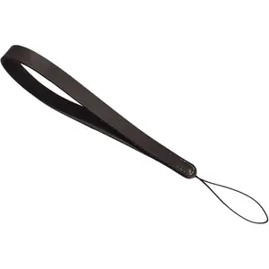 Leather Phone Wrist Strap Korean Original - Premium Soft, Scratch-Free, No Metal (02 Black)