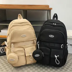Simple Large Capacity Sports Travel Backpack Junior High School Leisure Backpack Tutorial Bag