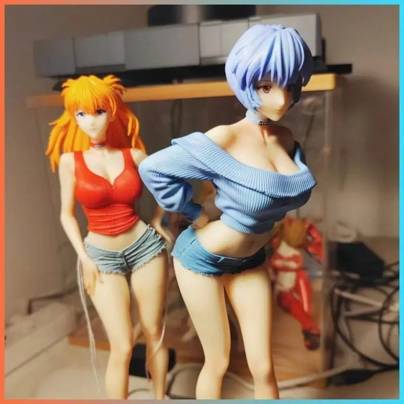 2026 new hot item  Asuka Langley Soryu Anime Figure Ayanami Rei Figure Shikinami Asuka Rangurē Figurine Anime  Model Statue Collection Gift Toy