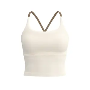 Women's Color Block Sleeveless Pilates Yoga Tank Top Anti-Slip Secure Fit Breathable Quick Dry Athletic Workout Vest Versatile Gym-to-Street Top for Yoga Pilates Running Gym Errands Daily Casual Wear