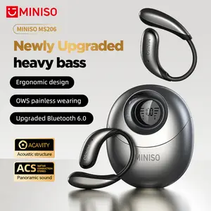 Miniso Ms206 Bluetooth-compatible V6.0 Translation Earphones, 134 Languages, Sweatproof, Fast Charging, 48 Hours Battery, iOS & Android Compatible
