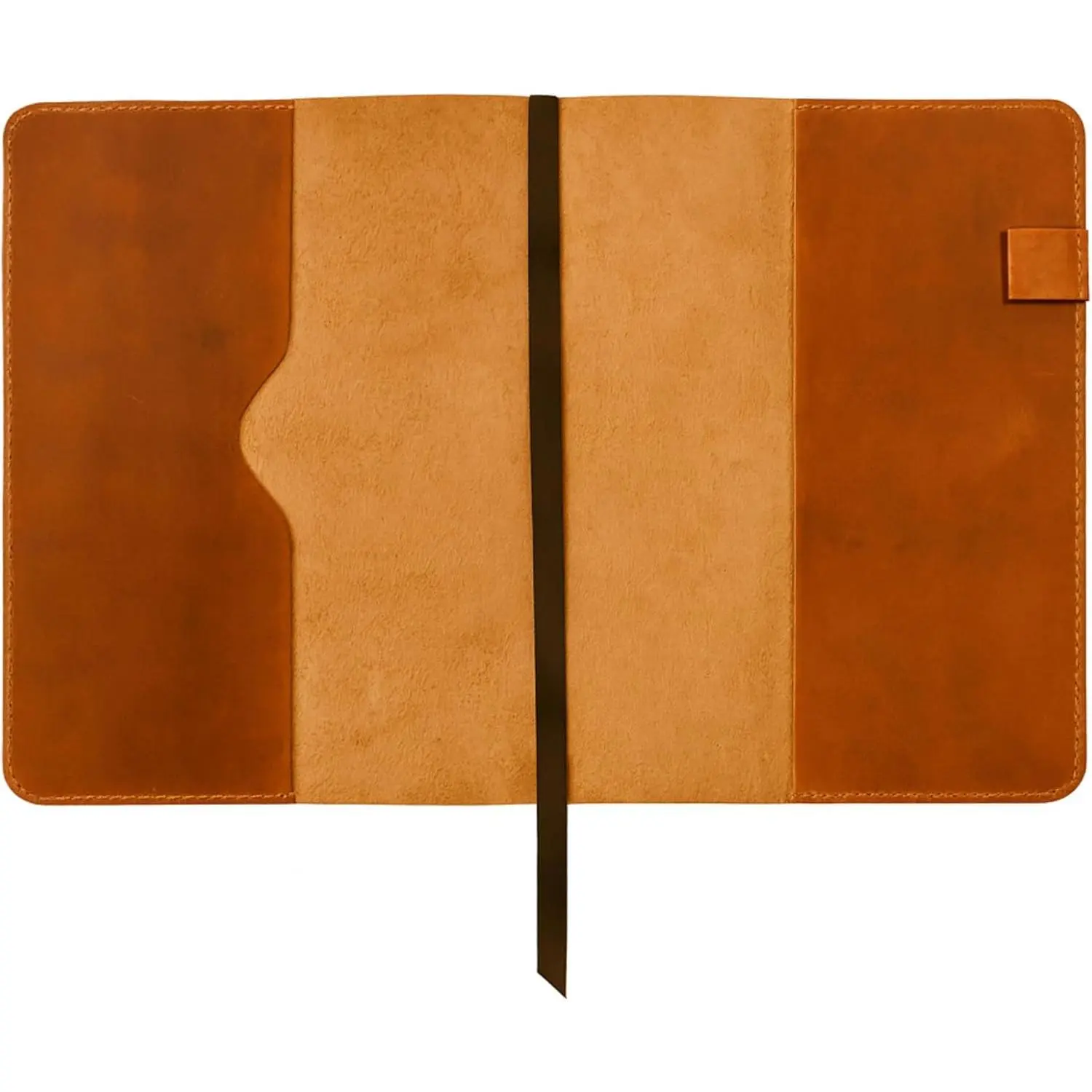 Tan Protective Handstitched XL Leather Journal Cover for Sketchbook (7.5 x 9.75 in) - Refillable Notebook Sleeve, Chic Look, Compatible with B5 Size, Cahier & Moleskine XL
