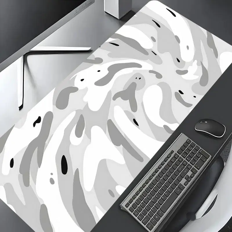Abstract Pattern Mouse Pad, Large Gaming Mouse Pad, Desktop Decoration Protective Pad, Non-slip Lock Edge Work Pad, Multi-size Mousepad, Office Desk Accessories, Computer Desk Accessories, Desk Supplies, Office Gadgets Extended Large Gaming Desk Mouse Pad