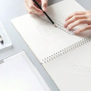 30cm Transparent Folding Ruler, Flexible Acrylic Drawing Tool, Student Measurement Instrument, Office & School Supplies