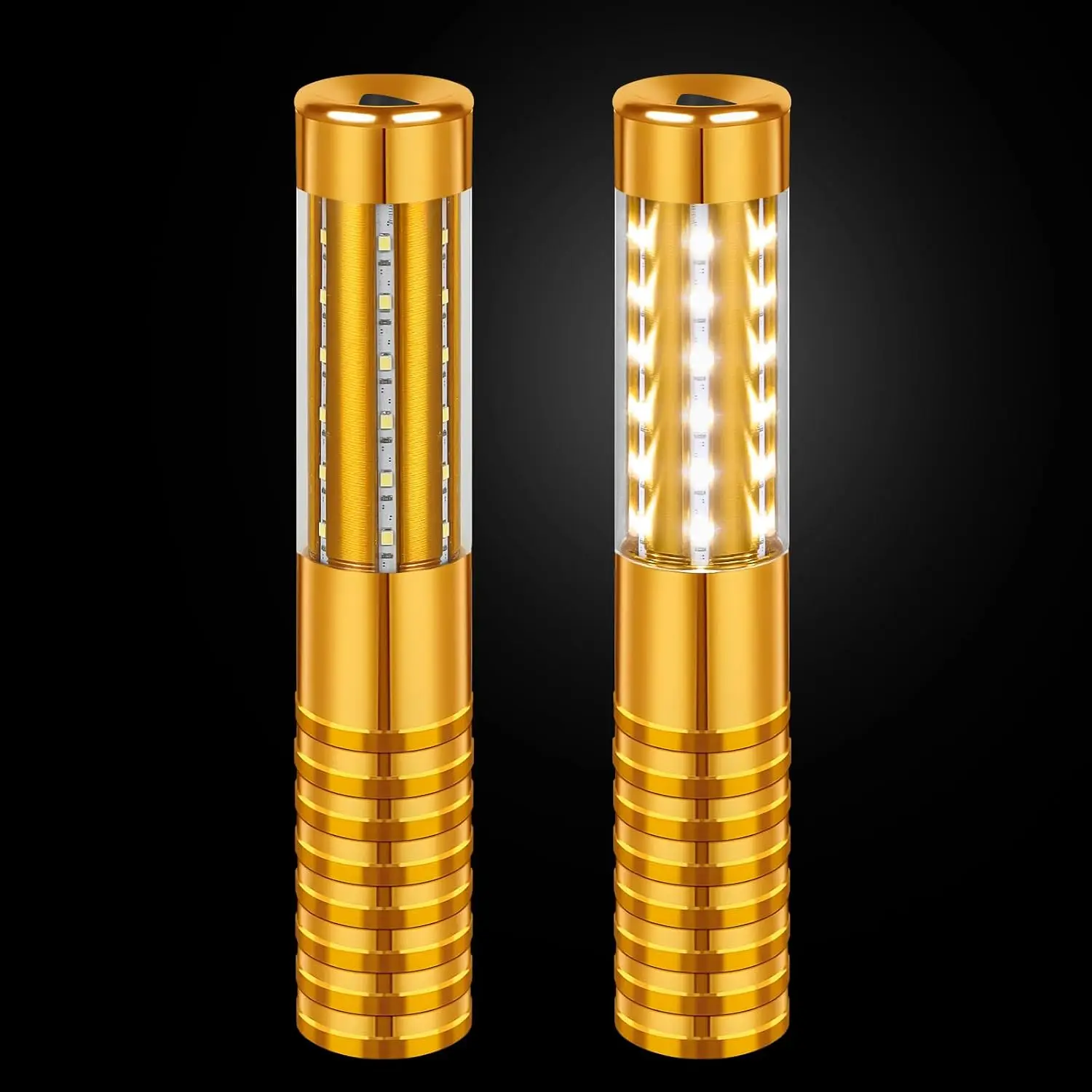 Rechargeable LED Strobe Bottle Service Light  White Light | 2 count Baton Service Sparklers Stick  Champagne Bottle Handheld for Club Stage Nightclub Party Event Bar Outdoor