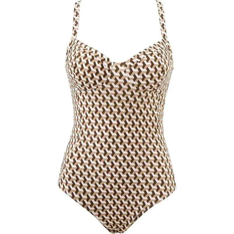 SUUKSESS Womens Tummy Control One Piece Swimsuit Sexy Crisscross Back Bathing Suit