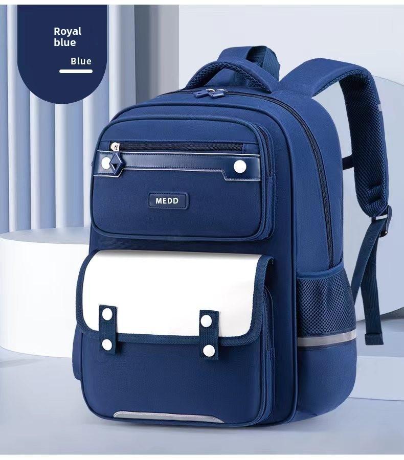 2026 New Model Elementary School Backpack for Grades One to Six, Lightweight, Pressure-Reducing, Durable, Multi-Layered, Breathable Children's Backpack