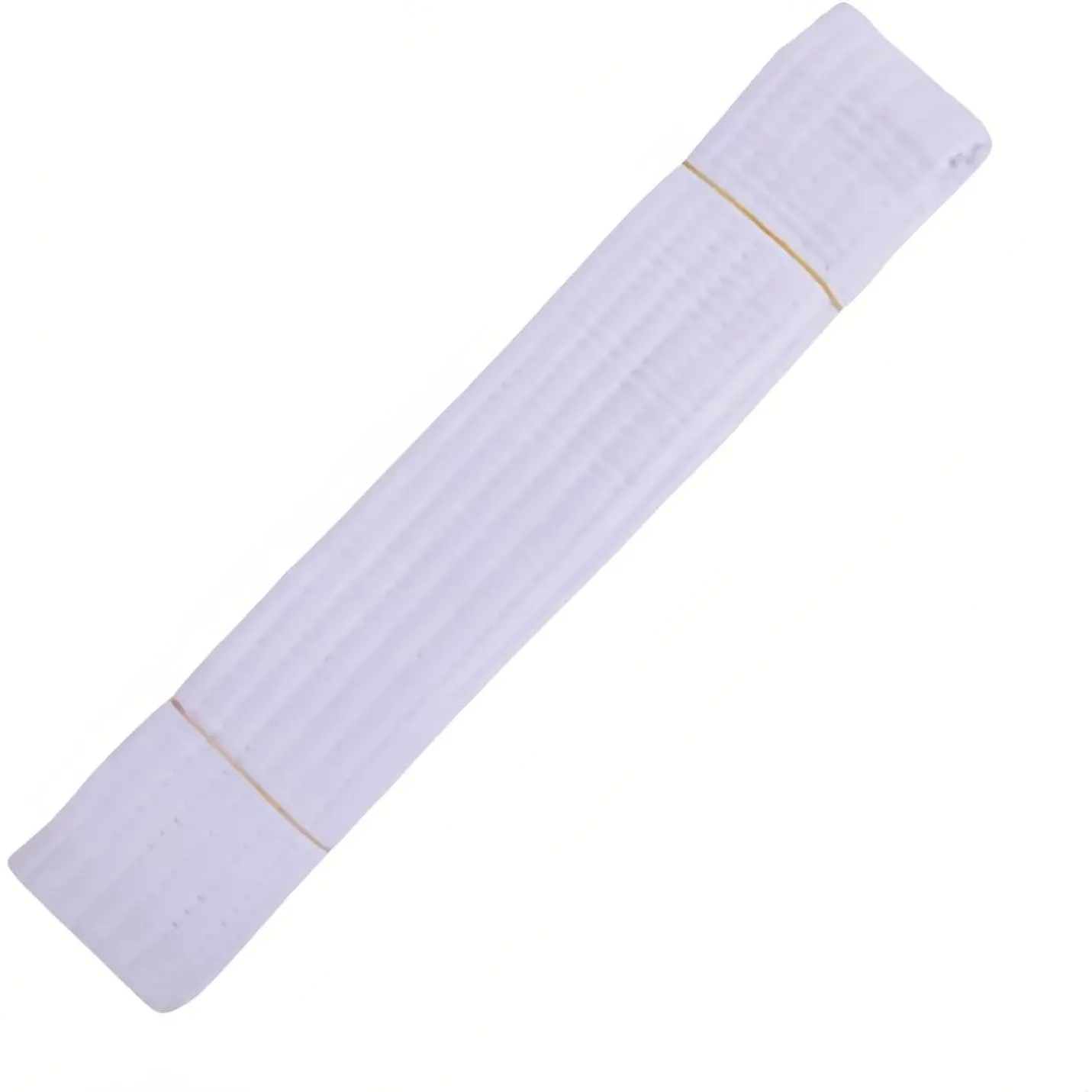 Premium 220cm/87 White Martial Arts Belt for Taekwondo Karate Judo - Double-Layered Cotton Core