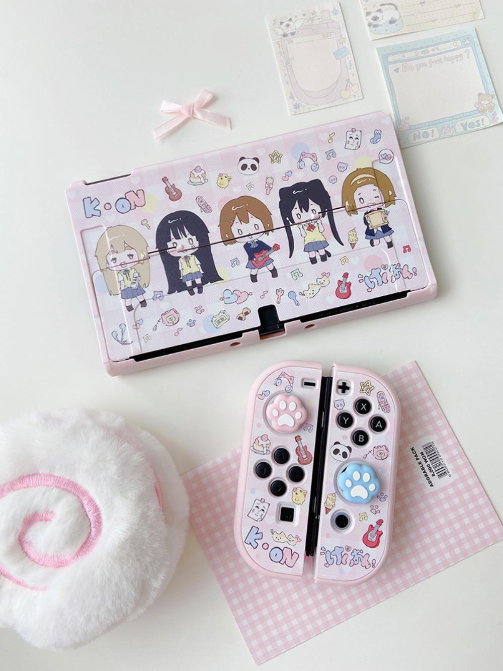 Girl Switch Protective Cover Split Controller Joy-Con Case Can Be Inserted Into The Dock for Nintendo Switch Console Oled/lite