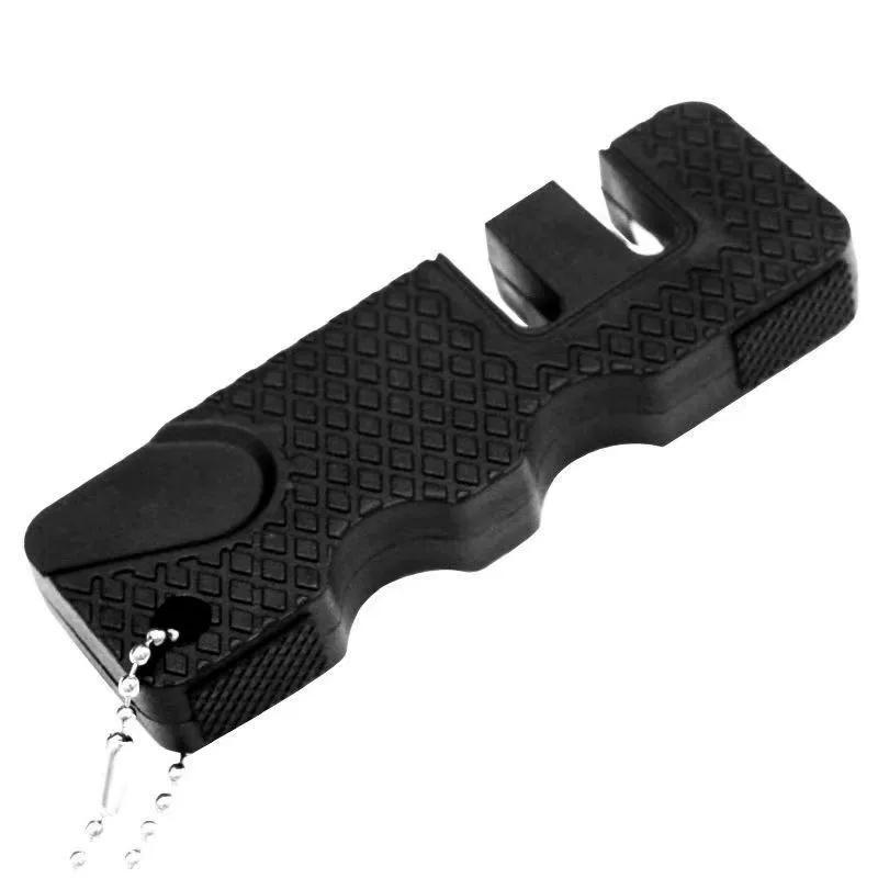 Portable Mini Rectangular Knife Sharpener for Outdoor Camping, Multi-Functional Pocket Sharpener Tool, Camping Knife Sharpening Stone