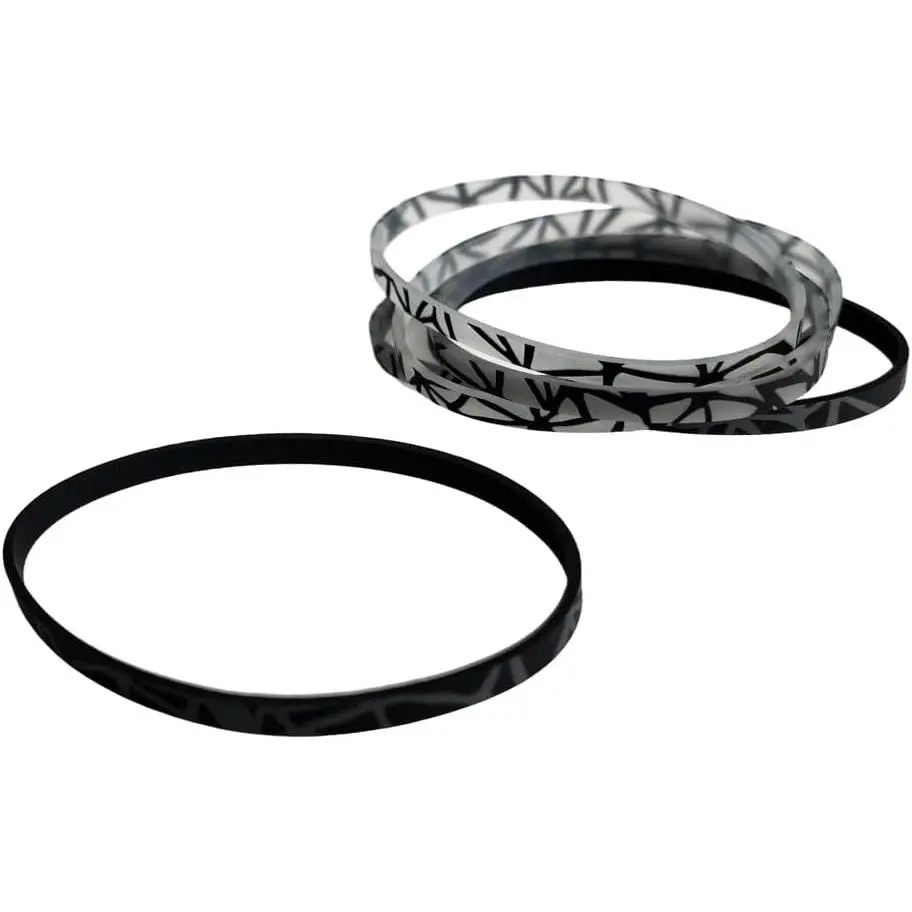 Strechy  Link Bracelet Bands for Wrist and Hair, Set of 6, Variety Pack