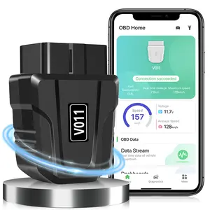 OBD2 Scanner Reader Bluetooth Wireless Auto Diagnostic Scan Tool for iOS & Android for Performance Test Bluetooth 5.4 Car Check Engine Car Code Reader, Clear Error Code Live Data Reset Exclusive APP, Automotive Diagnosis Scanner