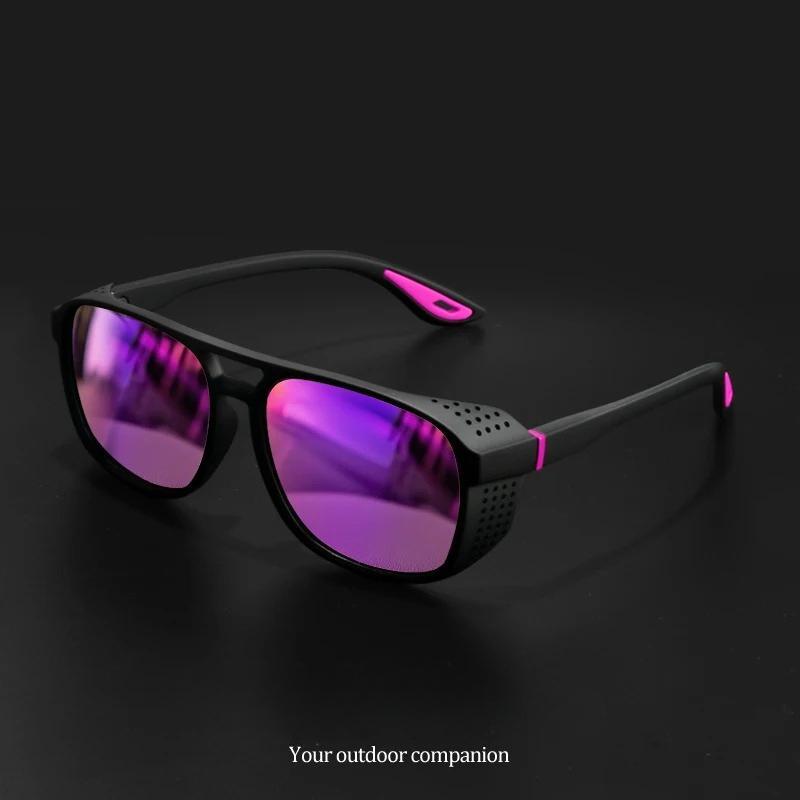 Polarized Sports Sunglasses for Men & Women, Wraparound Cycling Running Shades with UV400 Anti-Glare Protection, Lightweight Windproof Outdoor Eyewear for Driving, Fishing, Hiking & Active Use