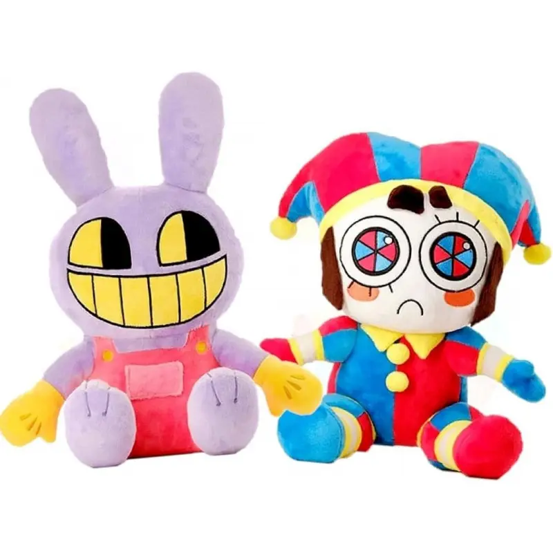 The Amazing Digital Circus Jax Horror Plush Doll, Digital Circus Series Stuffed Toy, Birthday Party Gift for Kids & Fans