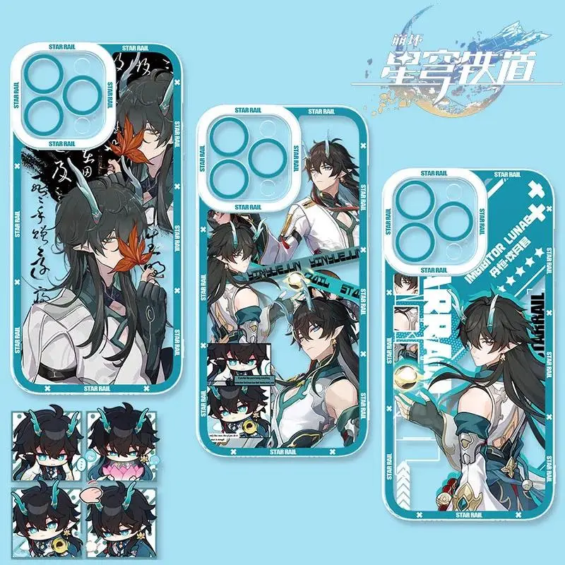 Honkai Star Rail Custom Protective Smartphone Back Cover, Multi-Size Handheld Mobile Accessory for iPhone 17 Pro Max, 16, 15, 14, 13, 12, 11 Pro Max, Air