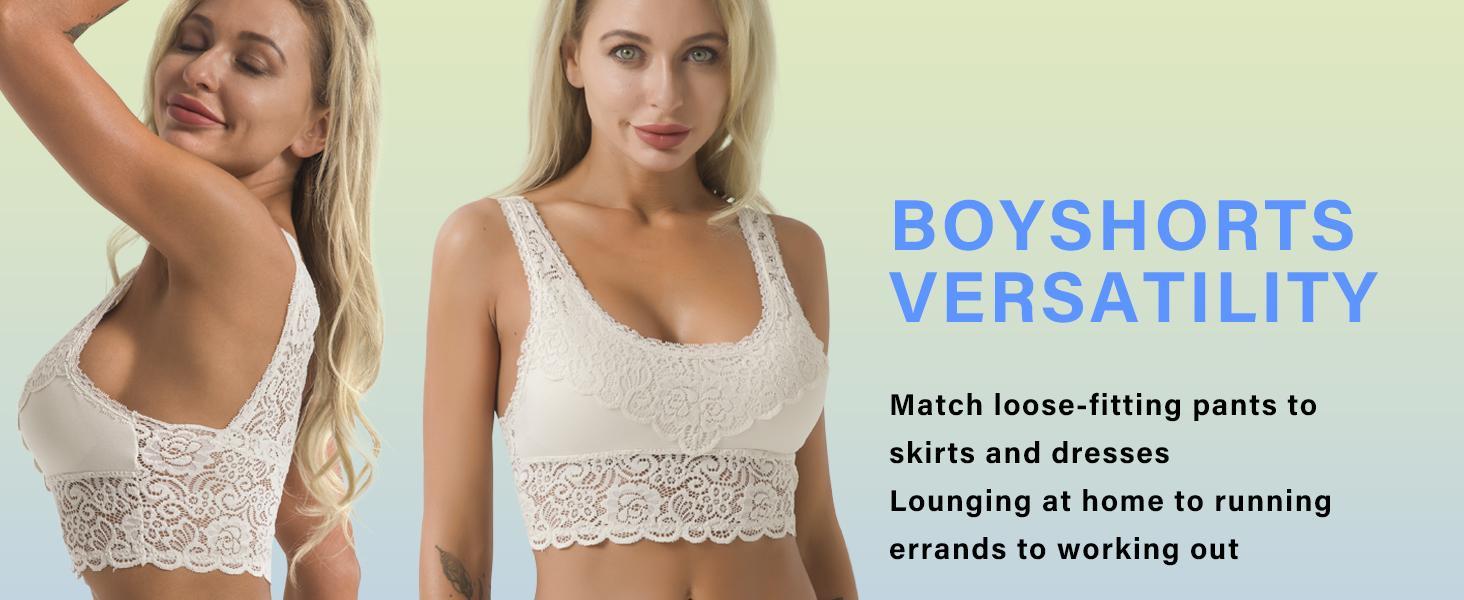 SUNDAY MIRTH Women's Boyshorts Underwear Seamless Boy Shorts Panties Soft Stretch Boxer Briefs 5 Packs(Regular & Plus Size) SUNDAY MIRTH Women's Boyshorts Underwear Seamless Boy Shorts Panties Soft Stretch Boxer Briefs 5 Packs(Regular & Plus Size)