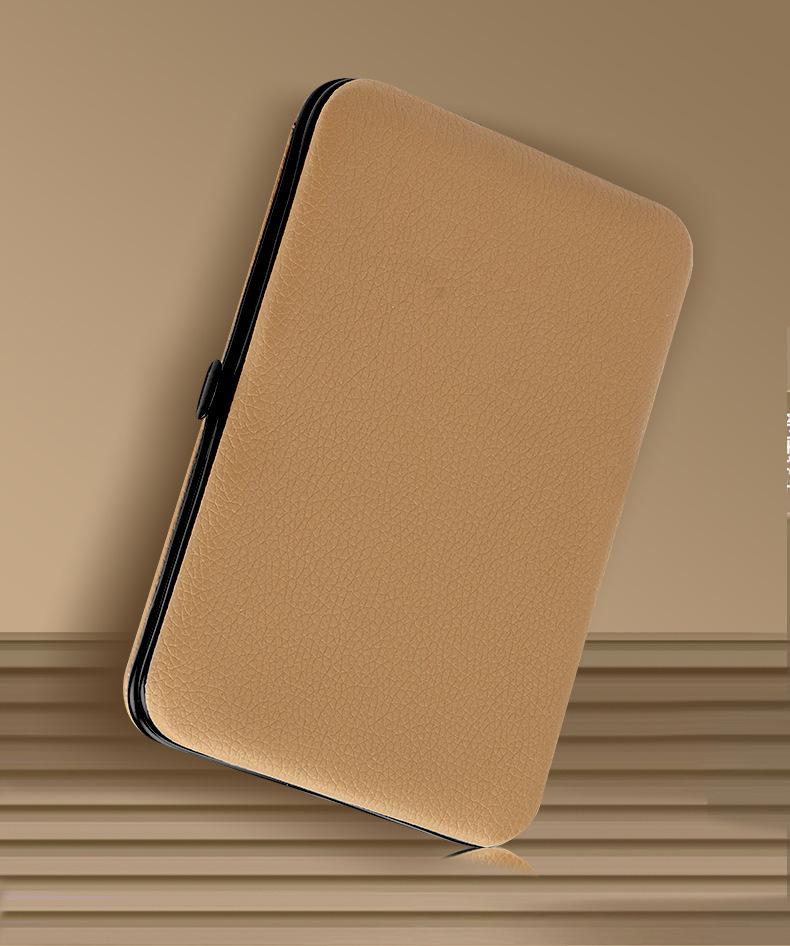 24Pcs Professional Manicure Set, Black Stainless Steel Nail Clipper Kit with Travel Case, Portable Grooming Scissors & Pedicure Tools for Hand Facial Foot Care, Ideal Gift for Men and Women