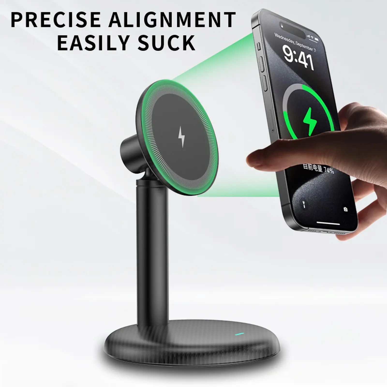 New Wireless Charger, Desktop Phone Stand, Magnetic Fast Charging, Trendy E-Commerce Bestseller, Convenient and Stylish Design