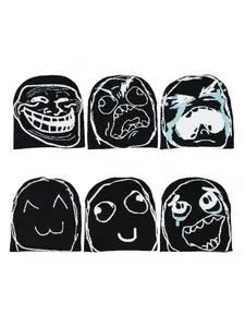 New American Street Trendy Funny Knit Beanie Casual Fashion Hat