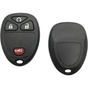 Remote Car Key Fob Cover Case Replacement fit for 2007-2014 Equinox,Avalanche,Silverado,Escalade,Tahoe,Suburban Yukon Keyless Entry Key Fob Shell (4 Button B)