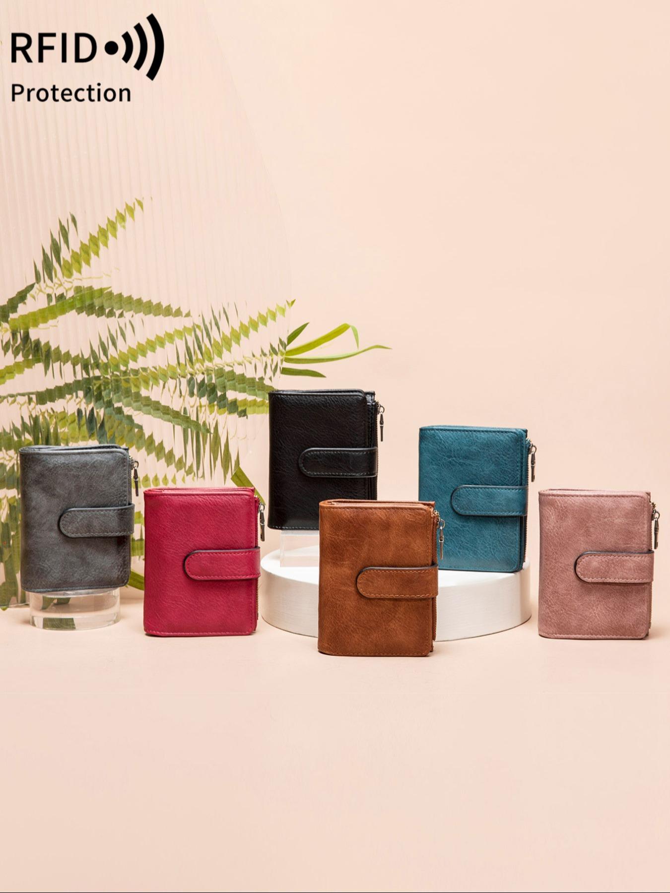 Women's Vintage Multi Card Slot, Portable Multi-functional Short Wallet, Casual Trendy Versatile High-quality Daily Wallet, Durable Fashion Wallet